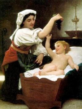 William-Adolphe Bouguereau : La Grappe de Raisin (The Bunch of Grapes)